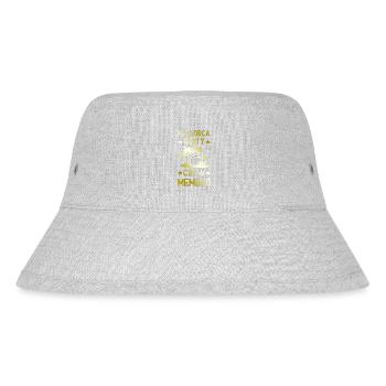 Mallorca Party Crew - Stanley/Stella recycelter Bucket Hat - Grau meliert - Vorne