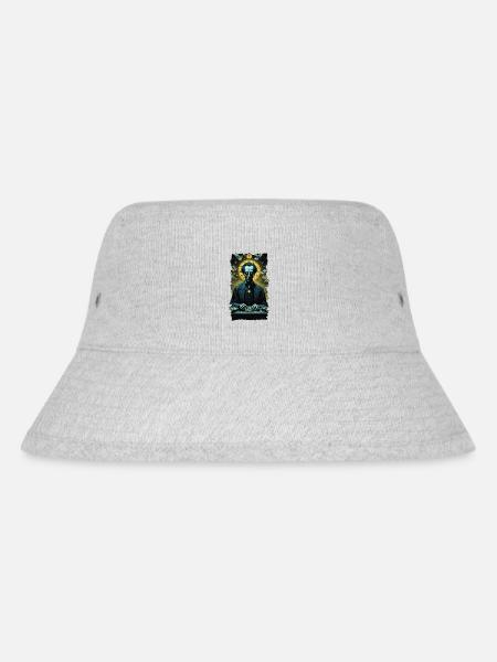 666moneyzombie No. 8 - Stanley/Stella Recycled Bucket Hat - heather grey