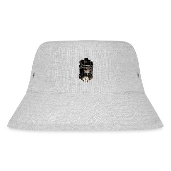 jesus bible christian religion christian cross christian - Stanley/Stella Recycled Bucket Hat - heather grey - Front