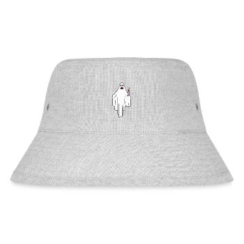 Ghosts, Ghost, Ghost, Halloween Horror, Kids - Stanley/Stella Recycled Bucket Hat - heather grey - Front