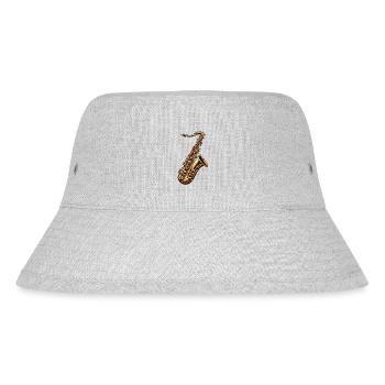 Sax - Stanley/Stella Recycled Bucket Hat - heather grey - Front