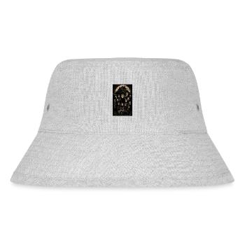 Geheimnisvolles Familienportrait Landschaft - Stanley/Stella recycelter Bucket Hat - Grau meliert - Vorne