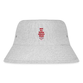 Not All Super Heroes Wear Briefs - Stanley/Stella Recycled Bucket Hat - heather grey - Front