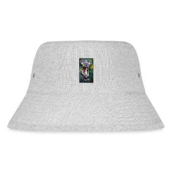 Koala Art Comic Kunst Wildlife - Stanley/Stella Recycled Bucket Hat - heather grey - Front