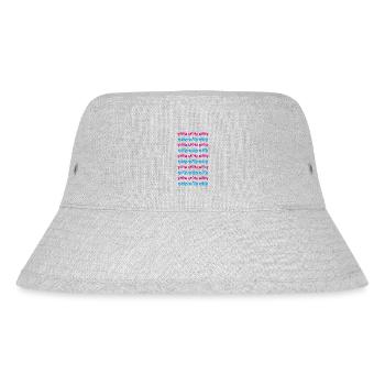 MOM trifft DAD, ein Dankeschön mit Herzen. - Stanley/Stella recycelter Bucket Hat - Grau meliert - Vorne