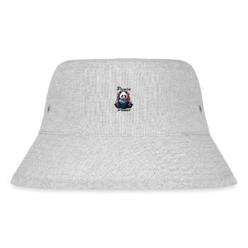 Panda / Animal / Zoo / Bamboo / Wild / Childlike - Stanley/Stella Recycled Bucket Hat - heather grey - Front