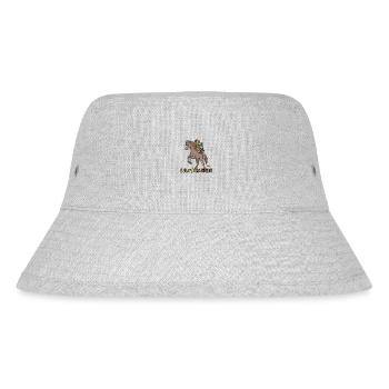 Werte mit Tieren: Belastbarkeit - Stanley/Stella recycelter Bucket Hat - Grau meliert - Vorne