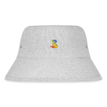 Havanese Hund - Stanley/Stella recycelter Bucket Hat - Grau meliert - Vorne