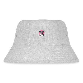 Koala with sunglasses Bubblegum for a - Stanley/Stella Recycled Bucket Hat - heather grey - Front