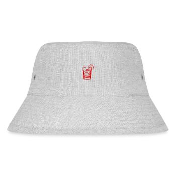 Limonade Getränk - Stanley/Stella recycelter Bucket Hat - Grau meliert - Vorne
