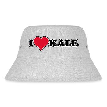 J’adore Kale -1970s Retro - Bob recyclé Stanley/Stella - gris chiné - Devant