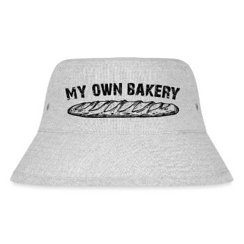 Meine eigene Bäckerei - selber Brot backen - Stanley/Stella recycelter Bucket Hat - Grau meliert - Vorne