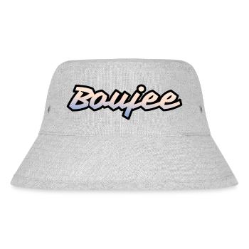 Boujee Trendy Words Slang Typography Design - Stanley/Stella Recycled Bucket Hat - heather grey - Front