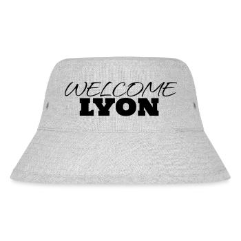 WELCOME LYON - Stanley/Stella Recycled Bucket Hat - heather grey - Front