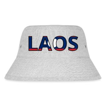 Drapeau Laos - Bob recyclé Stanley/Stella - gris chiné - Devant