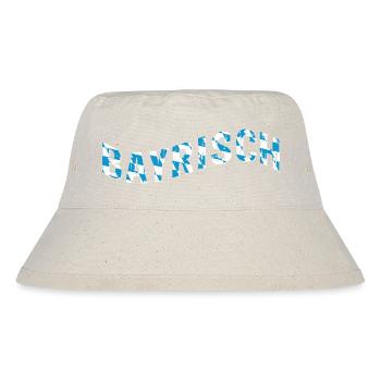 Bayerisch Schriftzug | Bayern - Stanley/Stella recycelter Bucket Hat - Naturweiß - Vorne