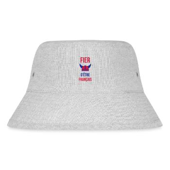 France Français Française French Frankreich - Stanley/Stella Recycled Bucket Hat - heather grey - Front