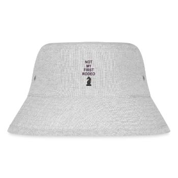 Not my first rodeo. The challenge - Stanley/Stella Recycled Bucket Hat - heather grey - Front