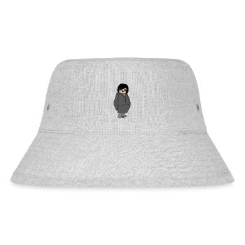 Faultier Frau Büro Chefin Arbeitskollegin Kollegin - Stanley/Stella recycelter Bucket Hat - Grau meliert - Vorne