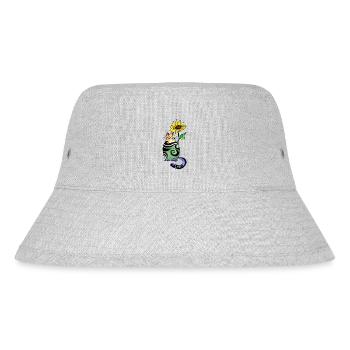 Cat - Stanley/Stella Recycled Bucket Hat - heather grey - Front