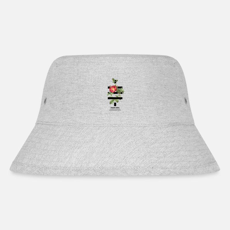 Japan Style Bitcoin Crypto Satoshis Symbol 21 - Stanley/Stella recycelter Bucket Hat - Grau meliert