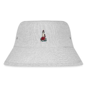 Leuchtturm - Stanley/Stella recycelter Bucket Hat - Grau meliert - Vorne