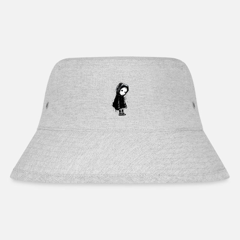 Lisa traurig Straßenkunst - Stanley/Stella recycelter Bucket Hat - Grau meliert