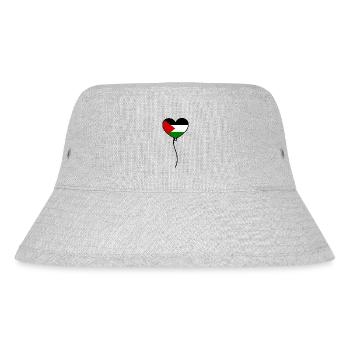 Free palestine - Stanley/Stella Recycled Bucket Hat - heather grey - Front