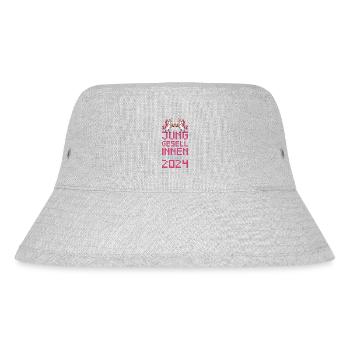 Unicorn Hen Party 2024 Party - Stanley/Stella Recycled Bucket Hat - heather grey - Front