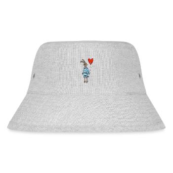 Ostern - Stanley/Stella recycelter Bucket Hat - Grau meliert - Vorne