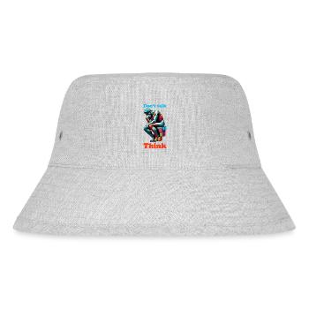 Dont talk - Stanley/Stella Recycled Bucket Hat - heather grey - Front