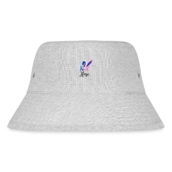 Kind Hase - Stanley/Stella recycelter Bucket Hat - Grau meliert - Vorne