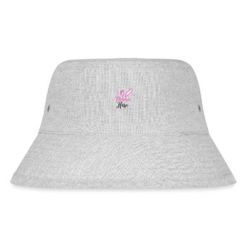 Mama Hase - Stanley/Stella recycelter Bucket Hat - Grau meliert - Vorne