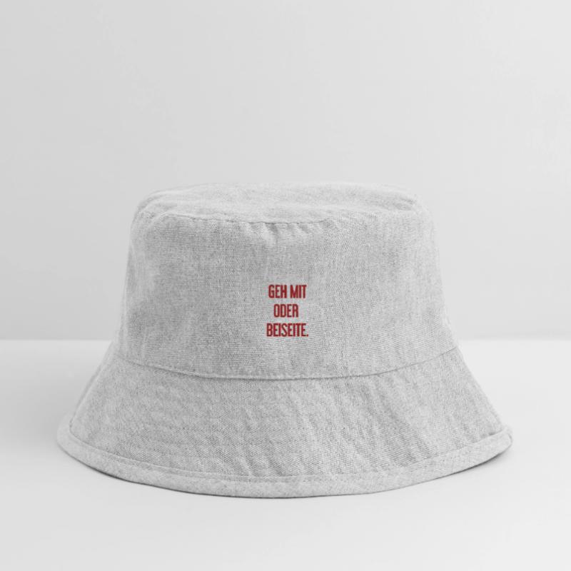 Geh mit oder beiseite Stanley/Stella recycelter Bucket Hat