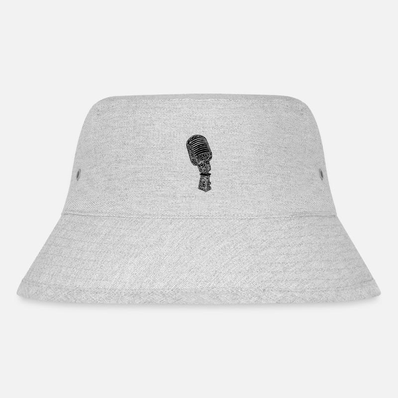 Tribal Old school Microphone - Stanley/Stella recycelter Bucket Hat - Grau meliert