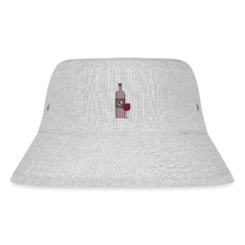 Time for wine - Stanley/Stella Recycled Bucket Hat - heather grey - Front