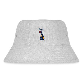 Hund - Stanley/Stella recycelter Bucket Hat - Grau meliert - Vorne