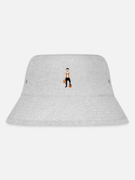 Fröhliches Halloween - Stanley/Stella recycelter Bucket Hat - Grau meliert