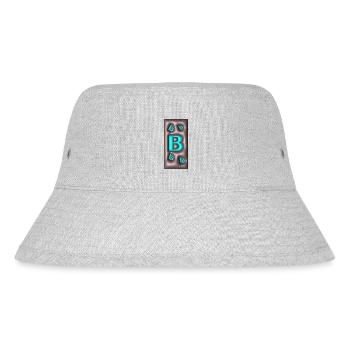 b - Stanley/Stella recycelter Bucket Hat - Grau meliert - Vorne