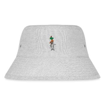 Bremen Town Musicians, four animal friends - Stanley/Stella Recycled Bucket Hat - heather grey - Front