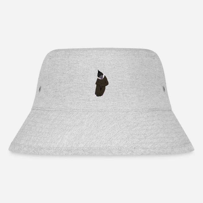 Langur by Francis - Stanley/Stella Recycled Bucket Hat - heather grey