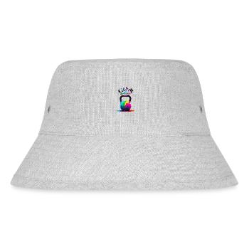 Gym addict - Stanley/Stella Recycled Bucket Hat - heather grey - Front