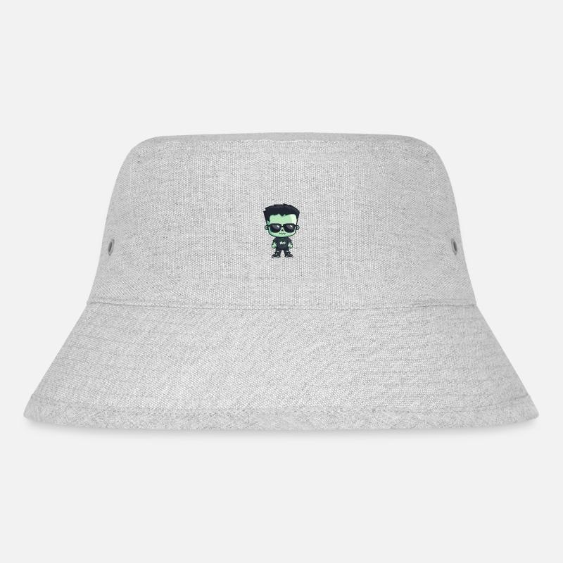 Zombie Halloween - Stanley/Stella recycelter Bucket Hat - Grau meliert