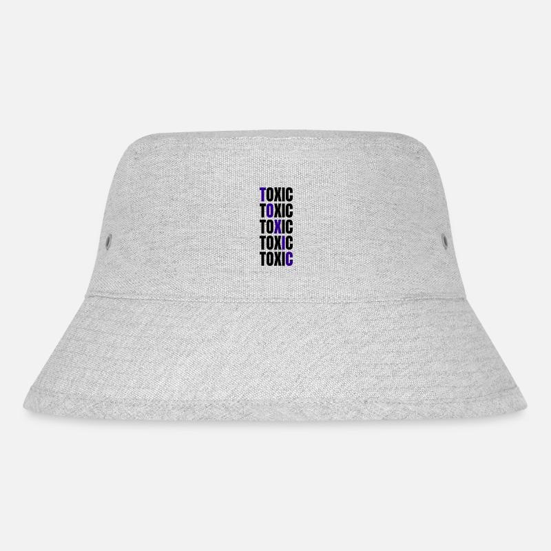 Toxic - Stanley/Stella Recycled Bucket Hat - heather grey