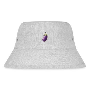 Icône pixel aubergine - Bob recyclé Stanley/Stella - gris chiné - Devant