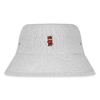 Fox Cool Comic - Stanley/Stella Recycled Bucket Hat - heather grey - Front