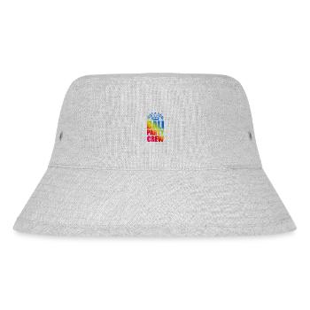 Bali Party Crew Spruch - Stanley/Stella recycelter Bucket Hat - Grau meliert - Vorne