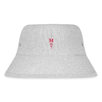 M girl - Stanley/Stella recycelter Bucket Hat - Grau meliert - Vorne