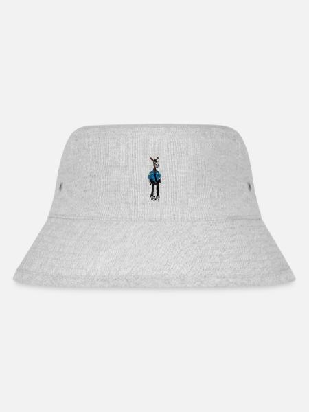 Wichtiger Esel Officer Polizist - Stanley/Stella recycelter Bucket Hat - Grau meliert