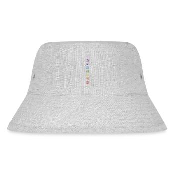 7 chakras - Stanley/Stella Recycled Bucket Hat - heather grey - Front
